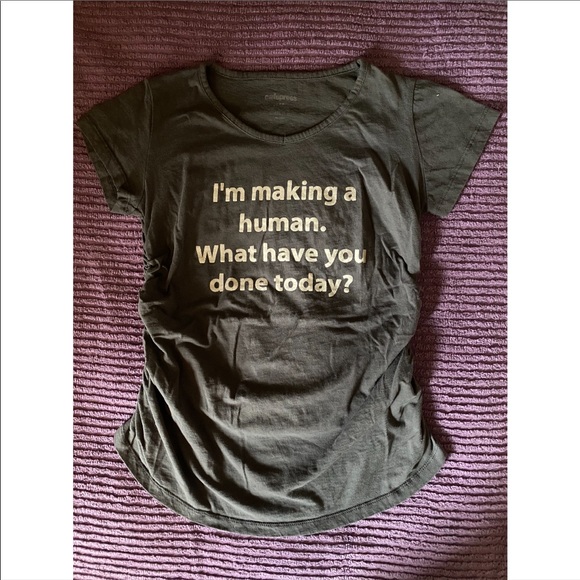 3 Basic Maternity Tees Black White Grey S - Picture 5 of 6